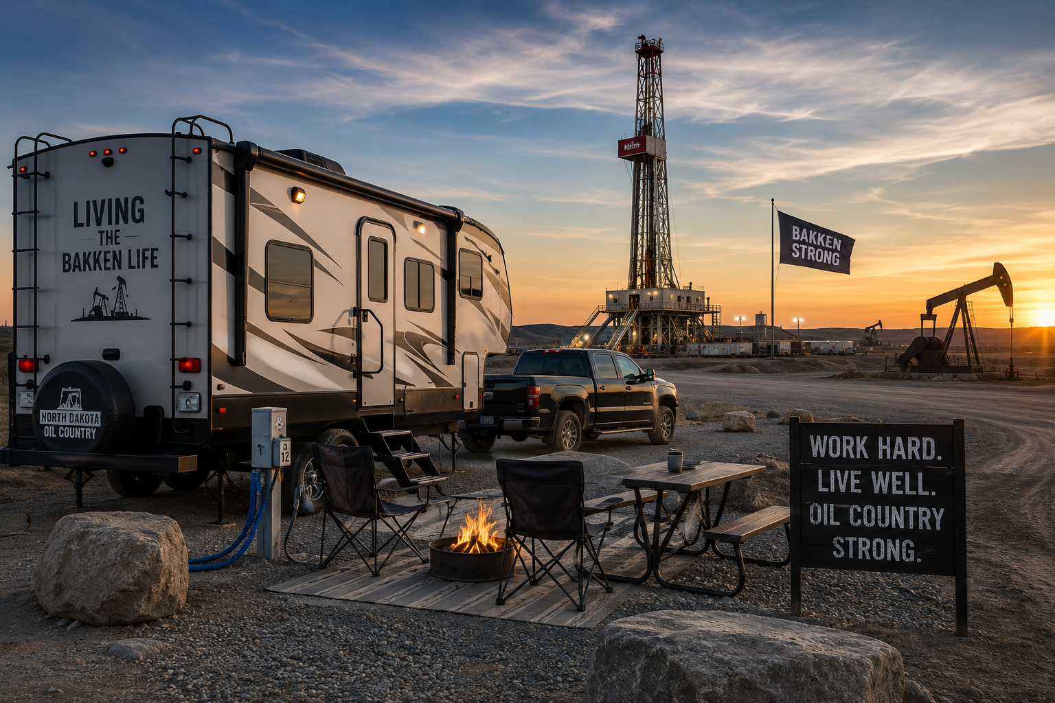 RV living in the Bakken watford